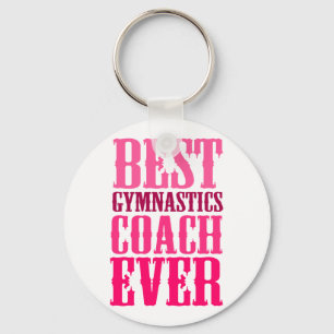 Best Gymnastics Coach Ever Key Ring