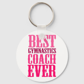Best Gymnastics Coach Ever Key Ring