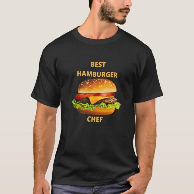 Best Hamburger Chef T-Shirt (Front)