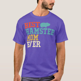Best HAMSTER Mum Ever Funny Vintage Retro Gift T-Shirt