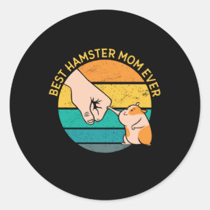 Best Hamster Mum Ever Mummy Mum Classic Round Sticker