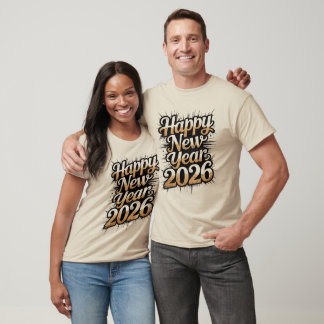 Best Happy New Year 2026 Wishes for Friends T-Shirt