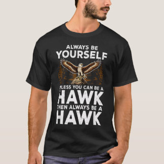 Best Hawk Art For Falconry Hawk Lover T-Shirt