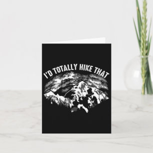 Best Hiking Art For Men Women Outdoor Hike Hiker G Card