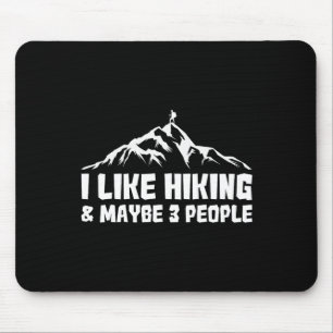 Best Hiking Graphic For Men Women Outdoorsy Hiker Mouse Mat