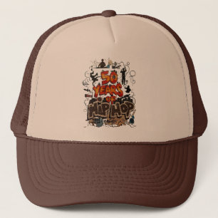 Best Hip hop 50th anniversary design art hat cap