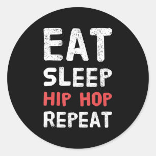 Best HipHop Hip Hop Dance Dancing Classic Round Sticker