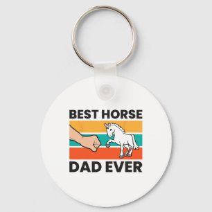 Best Horse Dad Ever Equestrian Father Horseback Ri Key Ring