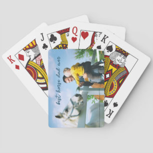 Best Horse Dad Ever Father's Day Playing Cards
