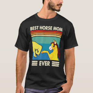 Best Horse Mum Ever Horse Vintage Fathers Day T-Shirt