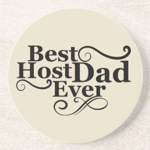 Best host dad ever happy fathers day gift ideas coaster