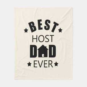 Best host dad ever happy fathers day gift ideas fleece blanket