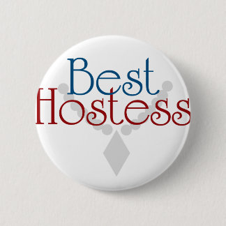 Best Hostess 6 Cm Round Badge