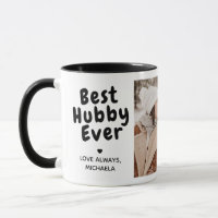 Best Hubby Ever 2-Photo Collage & Custom Message