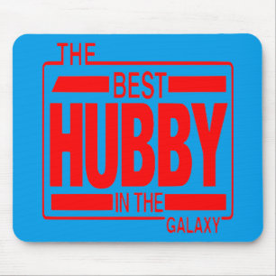 Best Hubby In The Galaxy Mouse Mat