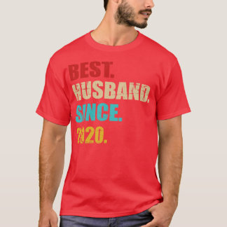 Best hus since 2020 1st wedding anniversary T-Shirt