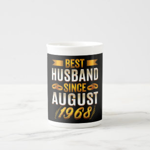 Best Husband 1968 Meaningful 52nd Anniversary Bone China Mug