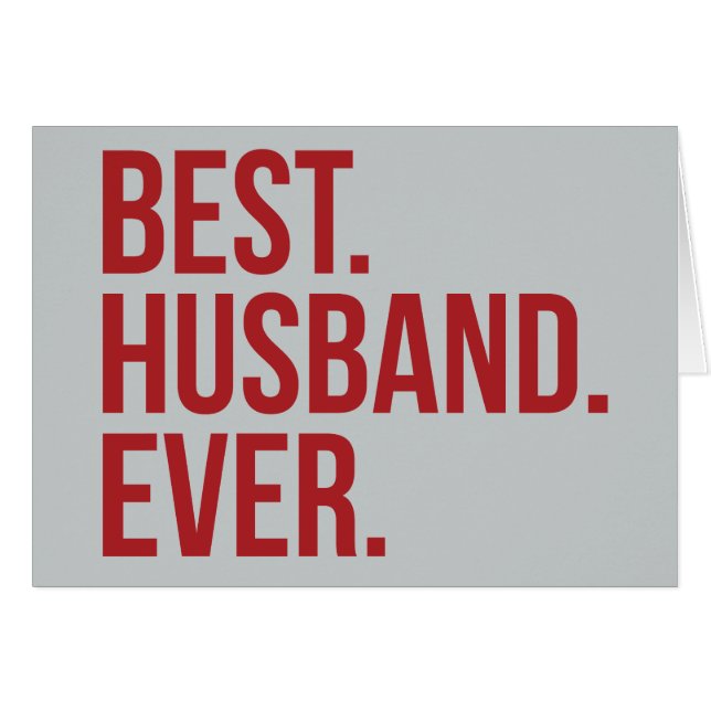 Best Husband Ever (Front Horizontal)
