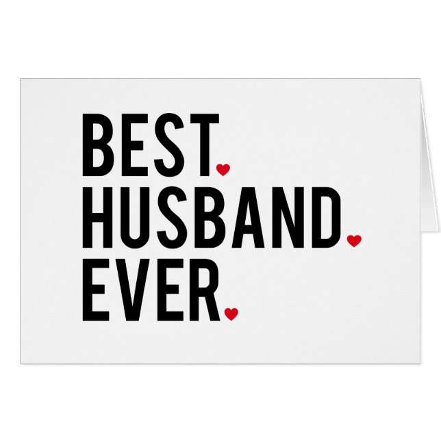 Best husband ever (Front Horizontal)