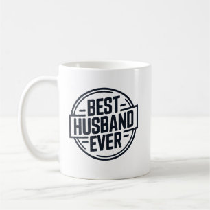 Best Husband Ever Badge Design Coffee Mug
