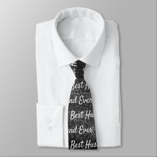 Best Husband Ever | Black Dream Abstract Tie