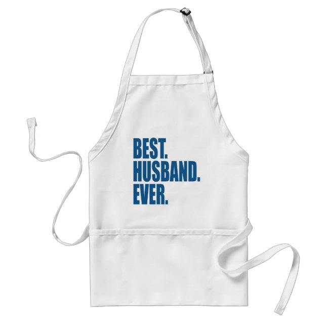 Best. Husband. Ever. (blue) Standard Apron (Front)