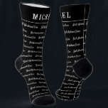 Best Husband Ever | Fun Monogram Socks<br><div class="desc">Unique socks quickly add texture, colour and flair to any outfit. When you buy them for yourself, personalisation puts on your unique stamp. They also make a thoughtful gift for anyone special in your life. These make a great Valentine's Day gift. Add your custom wording to this design by using...</div>