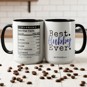 Best Husband Ever Nutrition Facts Spouse Mug