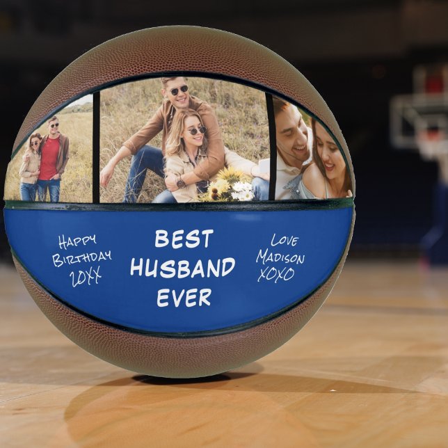 Best Husband Ever Photo Blue Basketball (Creator Uploaded)