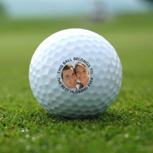 Best Husband Ever Photo Golf Balls