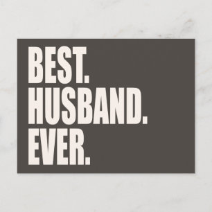 Best. Husband. Ever. Postcard