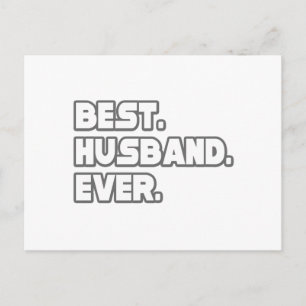 Best Husband Ever Postcard