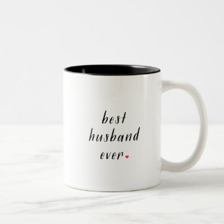 Best Husband ever two tone coffee mug