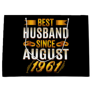 Best Husband Funny 59th Anniversary Parents Large Gift Bag