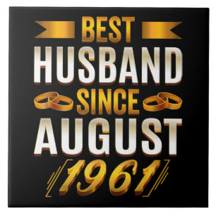 Best Husband Funny 59th Anniversary Parents Tile
