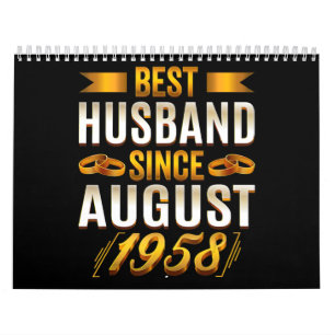 Best Husband FunnyAnniversary Mum Dad Calendar