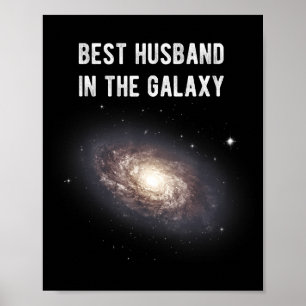 Best Husband Galaxy Poster