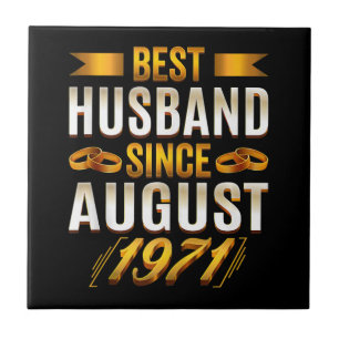 Best Husband Meaningfull Anniversary Parents Tile