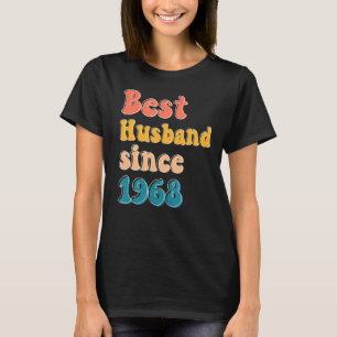 Best husband since 1968 wedding anniversary men ma T-Shirt
