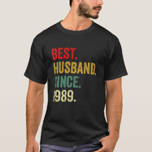 Best Husband Since 1989 33Rd Wedding Anniversary T-Shirt