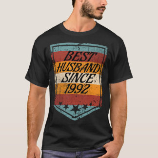 Best Husband since 1992 wedding married 1992 marri T-Shirt