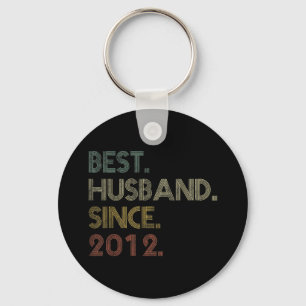 Best Husband Since 2012 Epic Couple Wedding Key Ring