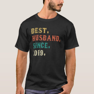 Best Husband Since 2019 3rd Wedding Anniversary 3 T-Shirt
