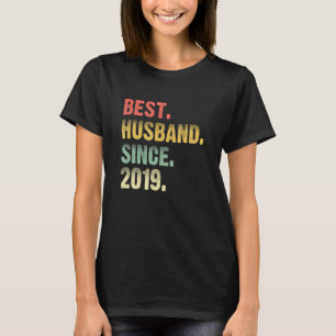 Best Husband Since 2019 Cute Couple 2rd Wedding An T-Shirt