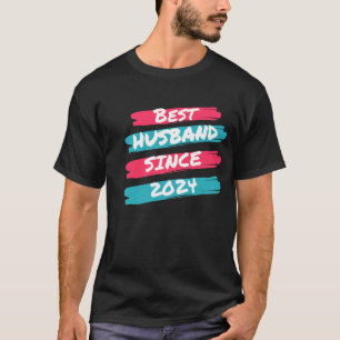 Best Husband since 2024 1st Wedding anniversary T-Shirt