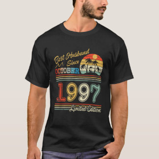 Best Husband Since October 1997 Ltd Edition 26 Yea T-Shirt
