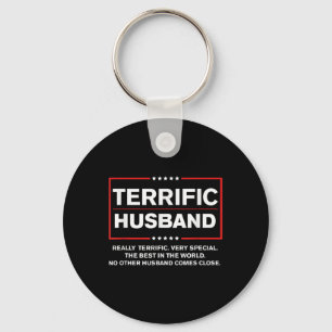 Best Husband Trump 2024 - Terrific Husband Funny Key Ring
