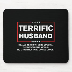 Best Husband Trump 2024 - Terrific Husband Funny Mouse Mat
