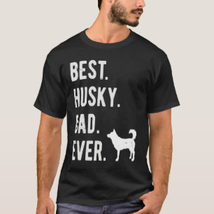 Best Husky Dad Ever Mens Siberian Husky Dog   Dad T-Shirt