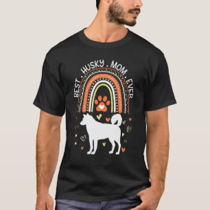 Best Husky Dog Mum Ever Happy Mother Day Mummy Son T-Shirt